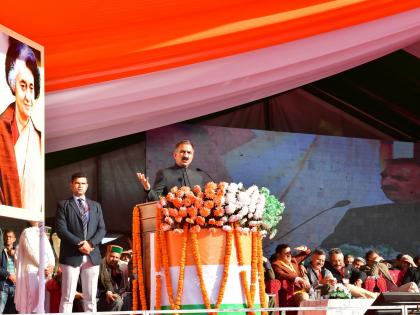 On govt's 1st anniversay, Himachal CM gives Rs 1,500 to every woman in Lahaul-Spiti dist | On govt's 1st anniversay, Himachal CM gives Rs 1,500 to every woman in Lahaul-Spiti dist On govt's 1st anniversay, Himachal CM gives Rs 1,500 to every woman in Lahaul-Spiti dist | On govt's 1st anniversay, Himachal CM gives Rs 1,500 to every woman in Lahaul-Spiti dist