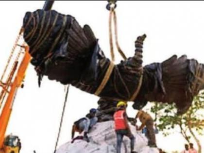 Jatayu statue installed at Ayodhya temple complex | Jatayu statue installed at Ayodhya temple complex