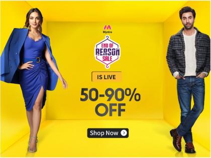 Myntra's End of Reason Sale 19th edition: Your ticket to stylish holidays! | Myntra's End of Reason Sale 19th edition: Your ticket to stylish holidays!