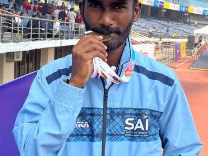 Losing a leg was not a deterrent for 200m champion Rajesh | Losing a leg was not a deterrent for 200m champion Rajesh Losing a leg was not a deterrent for 200m champion Rajesh | Losing a leg was not a deterrent for 200m champion Rajesh
