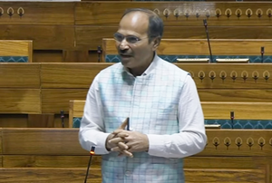 Adhir writes to Birla to re-look into suspension of 13 MPs | Adhir writes to Birla to re-look into suspension of 13 MPs Adhir writes to Birla to re-look into suspension of 13 MPs | Adhir writes to Birla to re-look into suspension of 13 MPs
