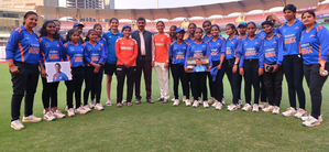 Indian women's blind cricket team meet Harmanpreet Kaur, Amol Muzumdar after series win over Nepal | Indian women's blind cricket team meet Harmanpreet Kaur, Amol Muzumdar after series win over Nepal