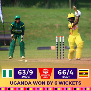 Uganda outplays Nigeria in ICC Women's T20 World Cup qualifier | Uganda outplays Nigeria in ICC Women's T20 World Cup qualifier