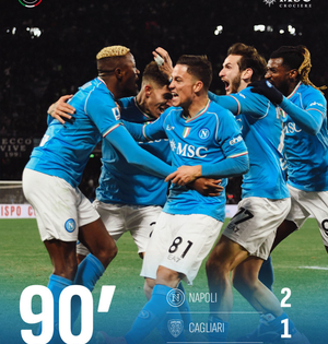 Osimhen shines as Napoli edge past Cagliari in Serie A | Osimhen shines as Napoli edge past Cagliari in Serie A Osimhen shines as Napoli edge past Cagliari in Serie A | Osimhen shines as Napoli edge past Cagliari in Serie A