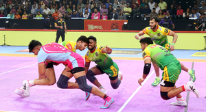 PKL: V Ajith Kumar's 16-point performance helps Jaipur Pink Panthers register heart-stopping victory | PKL: V Ajith Kumar's 16-point performance helps Jaipur Pink Panthers register heart-stopping victory PKL: V Ajith Kumar's 16-point performance helps Jaipur Pink Panthers register heart-stopping victory | PKL: V Ajith Kumar's 16-point performance helps Jaipur Pink Panthers register heart-stopping victory