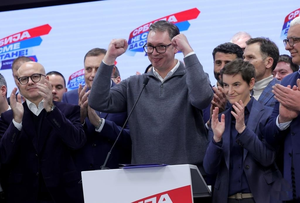 Serbian President Vucic claims absolute majority at snap polls | Serbian President Vucic claims absolute majority at snap polls Serbian President Vucic claims absolute majority at snap polls | Serbian President Vucic claims absolute majority at snap polls