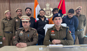 Four arrested for insurance policy fraud, duping 60 people in Gurugram | Four arrested for insurance policy fraud, duping 60 people in Gurugram Four arrested for insurance policy fraud, duping 60 people in Gurugram | Four arrested for insurance policy fraud, duping 60 people in Gurugram