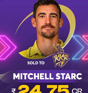 'Amazing moment', says wife Alyssa Healy about Mitchell Starc going for Rs 24.75 cr in IPL Auction | 'Amazing moment', says wife Alyssa Healy about Mitchell Starc going for Rs 24.75 cr in IPL Auction