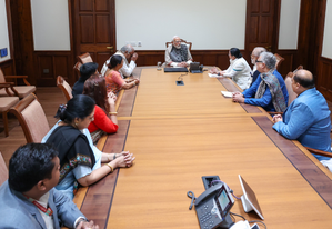 Mamata meets PM Modi, seeks release of pending state funds (LD) | Mamata meets PM Modi, seeks release of pending state funds (LD) Mamata meets PM Modi, seeks release of pending state funds (LD) | Mamata meets PM Modi, seeks release of pending state funds (LD)