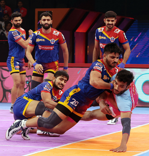 PKL 10: Mohit Goyat and Mohammadreza Shadloui Chiyaneh script perfect end to Puneri Paltan's home leg with 43-18 victory | PKL 10: Mohit Goyat and Mohammadreza Shadloui Chiyaneh script perfect end to Puneri Paltan's home leg with 43-18 victory PKL 10: Mohit Goyat and Mohammadreza Shadloui Chiyaneh script perfect end to Puneri Paltan's home leg with 43-18 victory | PKL 10: Mohit Goyat and Mohammadreza Shadloui Chiyaneh script perfect end to Puneri Paltan's home leg with 43-18 victory