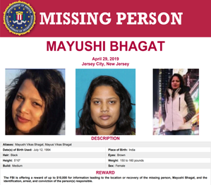 FBI offers $10K reward for Indian student who went missing in New Jersey 4 years ago | FBI offers $10K reward for Indian student who went missing in New Jersey 4 years ago FBI offers $10K reward for Indian student who went missing in New Jersey 4 years ago | FBI offers $10K reward for Indian student who went missing in New Jersey 4 years ago