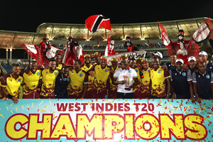 West Indies beat England by 4 wickets in 5th T20; clinch series 3-2 | West Indies beat England by 4 wickets in 5th T20; clinch series 3-2