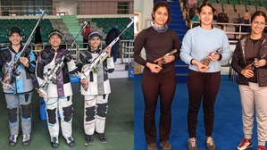 Sift, Rhythm win again in national rifle and pistol shooting trials | Sift, Rhythm win again in national rifle and pistol shooting trials Sift, Rhythm win again in national rifle and pistol shooting trials | Sift, Rhythm win again in national rifle and pistol shooting trials