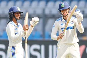 Mandhana scores 38 not out as India Women script historic first Test win over Australia | Mandhana scores 38 not out as India Women script historic first Test win over Australia