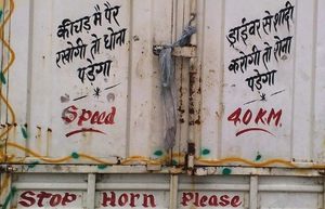 Slogans on trucks get catchier, livelier with political overtones | Slogans on trucks get catchier, livelier with political overtones Slogans on trucks get catchier, livelier with political overtones | Slogans on trucks get catchier, livelier with political overtones
