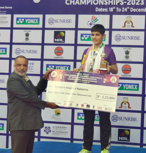 16-year-old Anmol crowned senior national badminton champion | 16-year-old Anmol crowned senior national badminton champion
