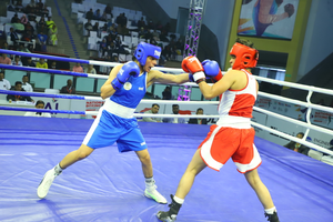 Women’s National Boxing: Manju Rani, Sakshi storm into quarters | Women’s National Boxing: Manju Rani, Sakshi storm into quarters Women’s National Boxing: Manju Rani, Sakshi storm into quarters | Women’s National Boxing: Manju Rani, Sakshi storm into quarters