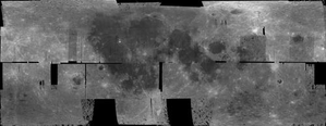 S.Korean orbiter Danuri releases photographic map of moon | S.Korean orbiter Danuri releases photographic map of moon