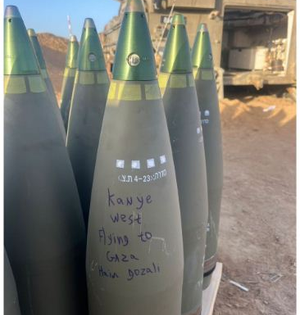 Kanye West’s name written on Israeli missile, MMA fighter takes credit | Kanye West’s name written on Israeli missile, MMA fighter takes credit