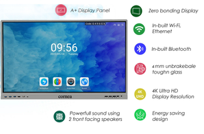 Cornea launches 110-inch interactive flat panel for Rs 11 lakh in India | Cornea launches 110-inch interactive flat panel for Rs 11 lakh in India