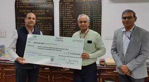 Mini Ratna TCIL pays dividend to Centre | Mini Ratna TCIL pays dividend to Centre