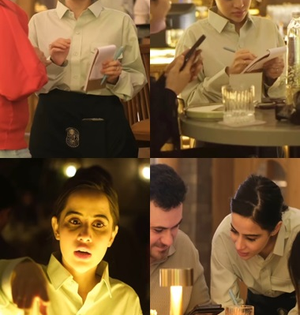 Uorfi Javed brings out inner Rachel Green, waits tables at Mumbai restaurant | Uorfi Javed brings out inner Rachel Green, waits tables at Mumbai restaurant