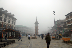 Night temperature rises above freezing point in Srinagar after one month | Night temperature rises above freezing point in Srinagar after one month