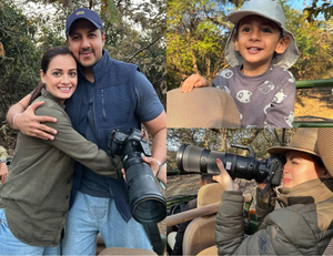 Dia Mirza enjoys family outing at Gir National Park | Dia Mirza enjoys family outing at Gir National Park Dia Mirza enjoys family outing at Gir National Park | Dia Mirza enjoys family outing at Gir National Park