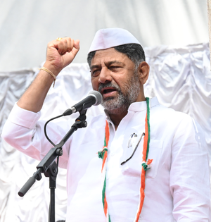Nothing wrong in allocating funds for Muslim colonies: Shivakumar | Nothing wrong in allocating funds for Muslim colonies: Shivakumar