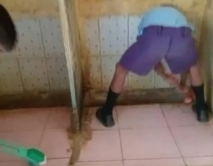 Students forced to clean school toilets in K’taka | Students forced to clean school toilets in K’taka