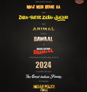 Delhi Police rings in New Year with Bollywood caution | Delhi Police rings in New Year with Bollywood caution Delhi Police rings in New Year with Bollywood caution | Delhi Police rings in New Year with Bollywood caution