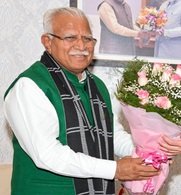 Haryana CM extends New Year wishes to people, soldiers | Haryana CM extends New Year wishes to people, soldiers