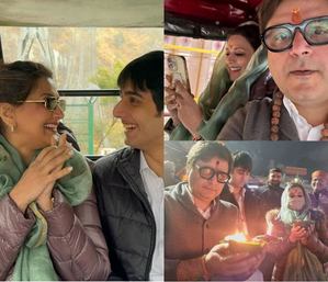 Sonali Bendre, family enjoy rickshaw & cable car rides before Ganga Aarti in Haridwar | Sonali Bendre, family enjoy rickshaw & cable car rides before Ganga Aarti in Haridwar Sonali Bendre, family enjoy rickshaw & cable car rides before Ganga Aarti in Haridwar | Sonali Bendre, family enjoy rickshaw & cable car rides before Ganga Aarti in Haridwar