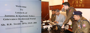 J&K DGP launches Police Grievance Redressal Portal | J&K DGP launches Police Grievance Redressal Portal J&K DGP launches Police Grievance Redressal Portal | J&K DGP launches Police Grievance Redressal Portal