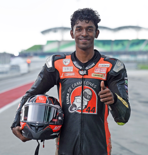 Chennai teenager Geoffrey Emmanuel set for FIM JuniorGP World C'ship | Chennai teenager Geoffrey Emmanuel set for FIM JuniorGP World C'ship