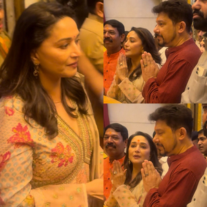 Madhuri Dixit, Shriram Nene visit Siddhivinayak Temple, seek blessings | Madhuri Dixit, Shriram Nene visit Siddhivinayak Temple, seek blessings Madhuri Dixit, Shriram Nene visit Siddhivinayak Temple, seek blessings | Madhuri Dixit, Shriram Nene visit Siddhivinayak Temple, seek blessings