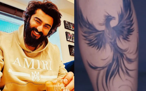 Arjun Kapoor celebrates New Year with new Phoenix tattoo | Arjun Kapoor celebrates New Year with new Phoenix tattoo