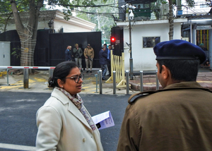 Security beefed up outside Delhi CM house amid speculation of his arrest by ED | Security beefed up outside Delhi CM house amid speculation of his arrest by ED Security beefed up outside Delhi CM house amid speculation of his arrest by ED | Security beefed up outside Delhi CM house amid speculation of his arrest by ED