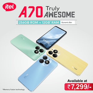 itel launches A70, India’s 1st smartphone with 256GB storage and 12GB (4+8) RAM at just Rs 7,299 | itel launches A70, India’s 1st smartphone with 256GB storage and 12GB (4+8) RAM at just Rs 7,299 itel launches A70, India’s 1st smartphone with 256GB storage and 12GB (4+8) RAM at just Rs 7,299 | itel launches A70, India’s 1st smartphone with 256GB storage and 12GB (4+8) RAM at just Rs 7,299