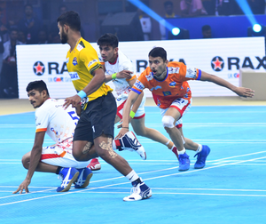 UKK: Telugu Yoddhas notch their largest victory margin of the season over Mumbai Khiladis | UKK: Telugu Yoddhas notch their largest victory margin of the season over Mumbai Khiladis UKK: Telugu Yoddhas notch their largest victory margin of the season over Mumbai Khiladis | UKK: Telugu Yoddhas notch their largest victory margin of the season over Mumbai Khiladis