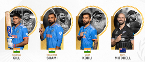 Kohli, Shami, Gill nominated for ICC Men's ODI Cricketer of the Year 2023 award | Kohli, Shami, Gill nominated for ICC Men's ODI Cricketer of the Year 2023 award