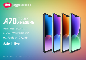 itel launches A70, India's 1st smartphone with 256GB ROM & 12GB (4+8) RAM at Rs 7,299, sales live today on Amazon | itel launches A70, India's 1st smartphone with 256GB ROM & 12GB (4+8) RAM at Rs 7,299, sales live today on Amazon itel launches A70, India's 1st smartphone with 256GB ROM & 12GB (4+8) RAM at Rs 7,299, sales live today on Amazon | itel launches A70, India's 1st smartphone with 256GB ROM & 12GB (4+8) RAM at Rs 7,299, sales live today on Amazon
