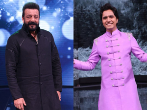 Sanjay Dutt gives 'Jaadu Ki Jhappi’ to 'Indian Idol 14' contestant | Sanjay Dutt gives 'Jaadu Ki Jhappi’ to 'Indian Idol 14' contestant