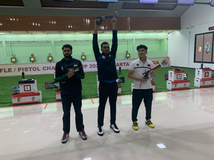 Asian qualifiers: Varun Tomar bags Olympics quota after winning gold 10m air pistol | Asian qualifiers: Varun Tomar bags Olympics quota after winning gold 10m air pistol