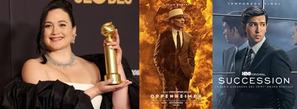 Five Globes for 'Oppenheimer'; 'Succession' gets four; Gladstone makes history | Five Globes for 'Oppenheimer'; 'Succession' gets four; Gladstone makes history Five Globes for 'Oppenheimer'; 'Succession' gets four; Gladstone makes history | Five Globes for 'Oppenheimer'; 'Succession' gets four; Gladstone makes history