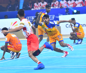 UKK Season 2: Gujarat Giants go top with dominating win over Telugu Yoddhas | UKK Season 2: Gujarat Giants go top with dominating win over Telugu Yoddhas