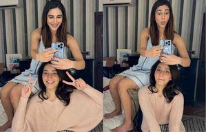 Raashii Khanna, Vaani Kapoor indulge in playful make-up tutorial session | Raashii Khanna, Vaani Kapoor indulge in playful make-up tutorial session Raashii Khanna, Vaani Kapoor indulge in playful make-up tutorial session | Raashii Khanna, Vaani Kapoor indulge in playful make-up tutorial session