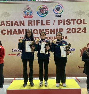 Nancy blazes to Air Rifle gold with record score | Nancy blazes to Air Rifle gold with record score