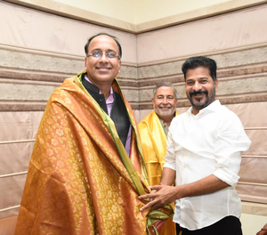 Micron CEO Sanjay Mehrotra meets Telangana CM | Micron CEO Sanjay Mehrotra meets Telangana CM Micron CEO Sanjay Mehrotra meets Telangana CM | Micron CEO Sanjay Mehrotra meets Telangana CM