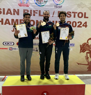 Akhil, Aishwary help India to a 1-2 finish in men's 50m rifle 3P event at Jakarta | Akhil, Aishwary help India to a 1-2 finish in men's 50m rifle 3P event at Jakarta